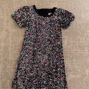 Colorful Sequin Kids Dress